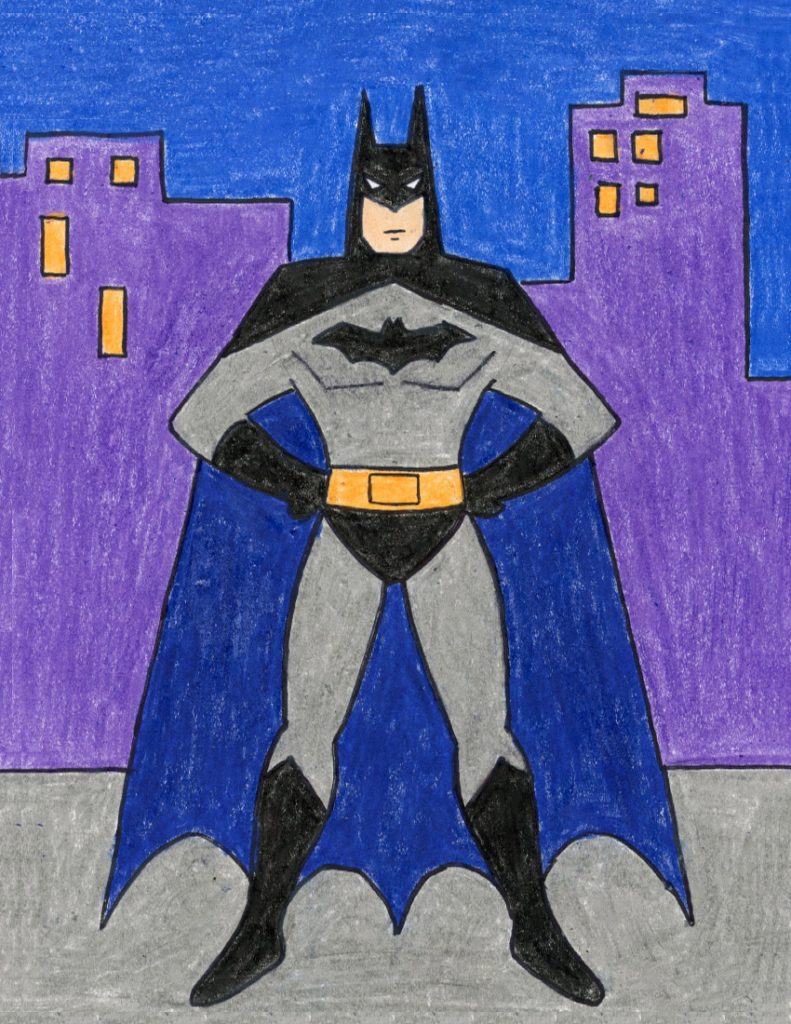 Hình ảnh Batman vẽ
