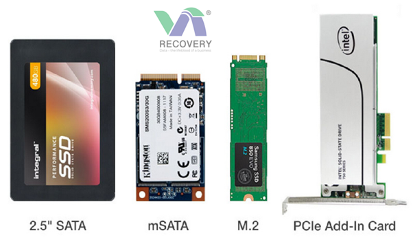 Ổ cứng SSD có hai loại kết nối chính là SATA và NVMe