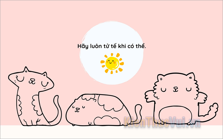 Hình nền cute có chữ