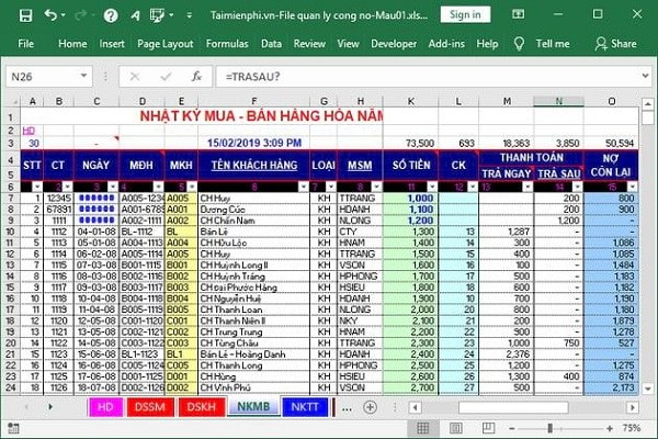 Cách lập báo cáo doanh số bằng Excel cho dân Sale