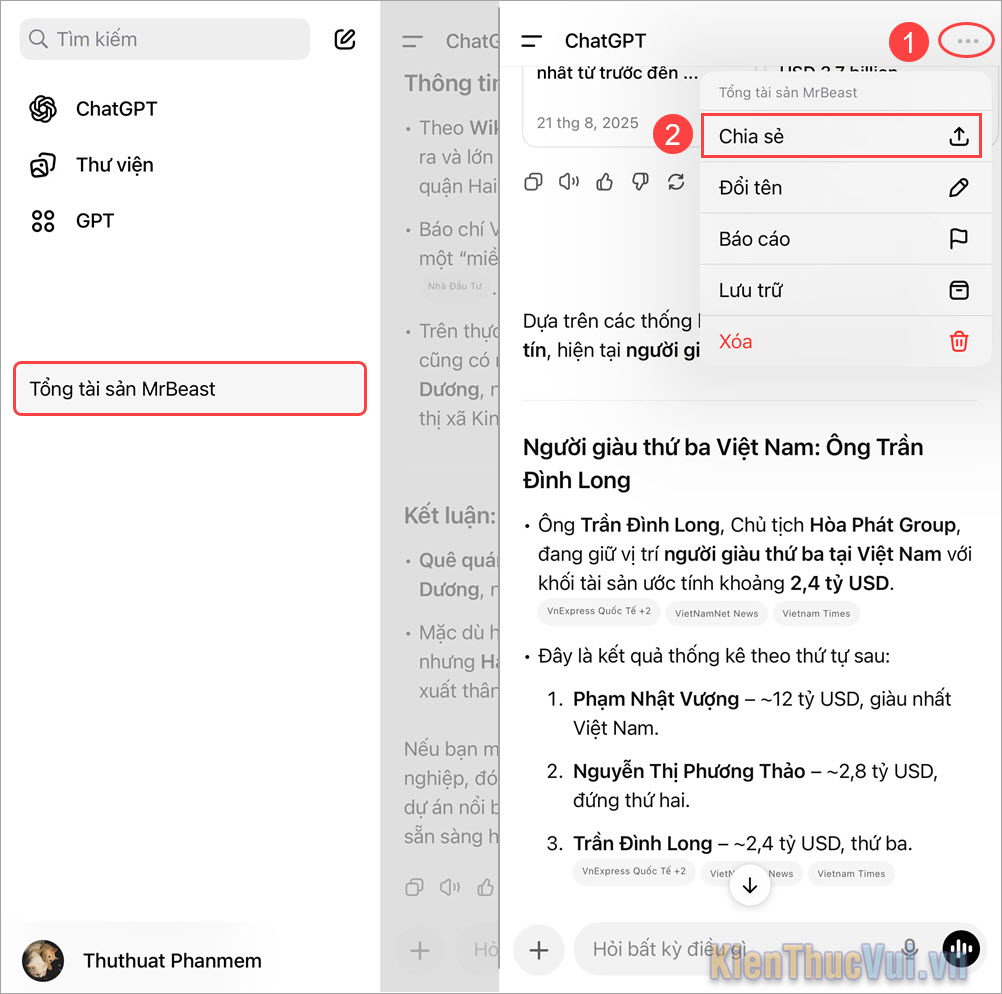 Chọn Chia sẻ Chọn Chia sẻ