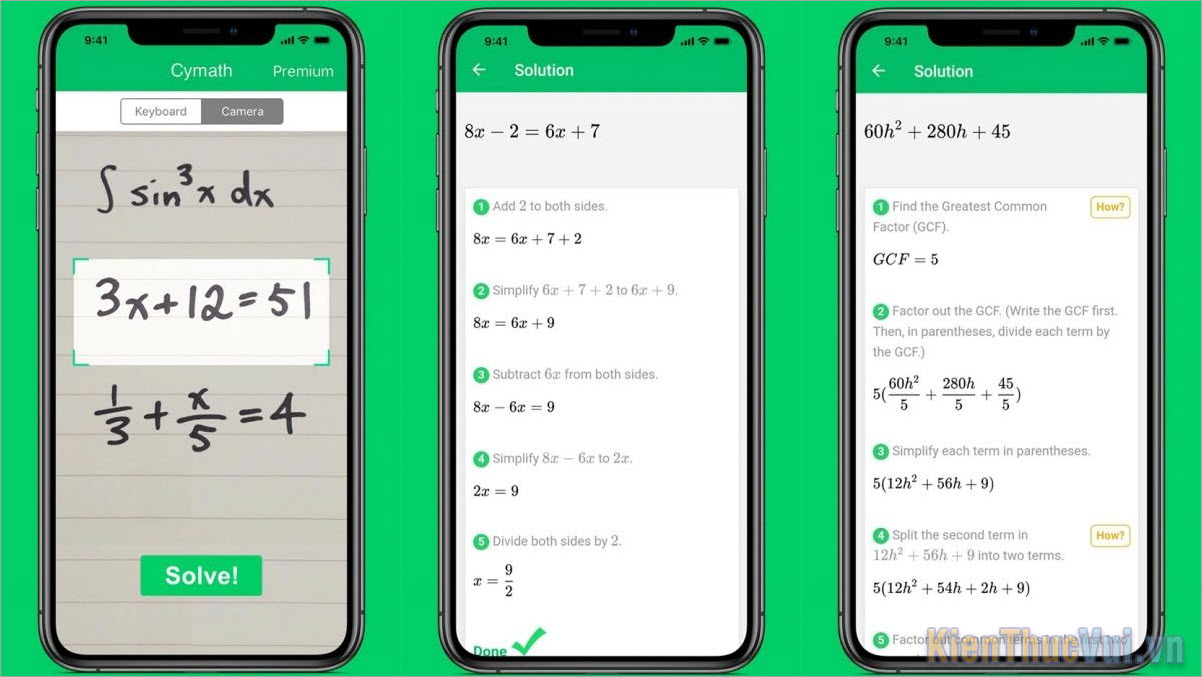 Cymath - AI giải toán đơn giản và hiệu quả