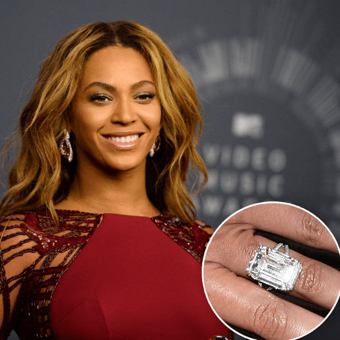 Chiếc nhẫn của Beyoncé nổi bật với viên kim cương 18 carat, thể hiện sự xa hoa và đẳng cấp của nữ ca sĩ