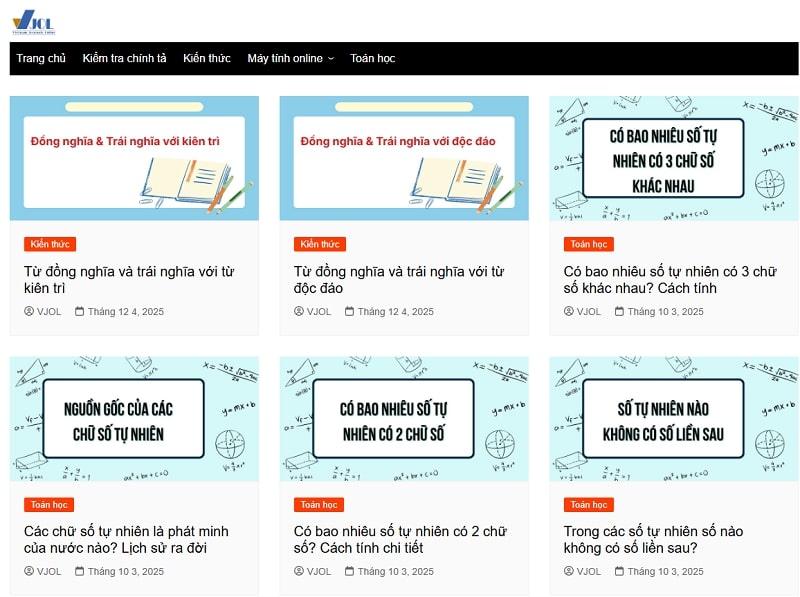 Vjol.info: Thư viện mở về ngôn ngữ và tri thức Việt