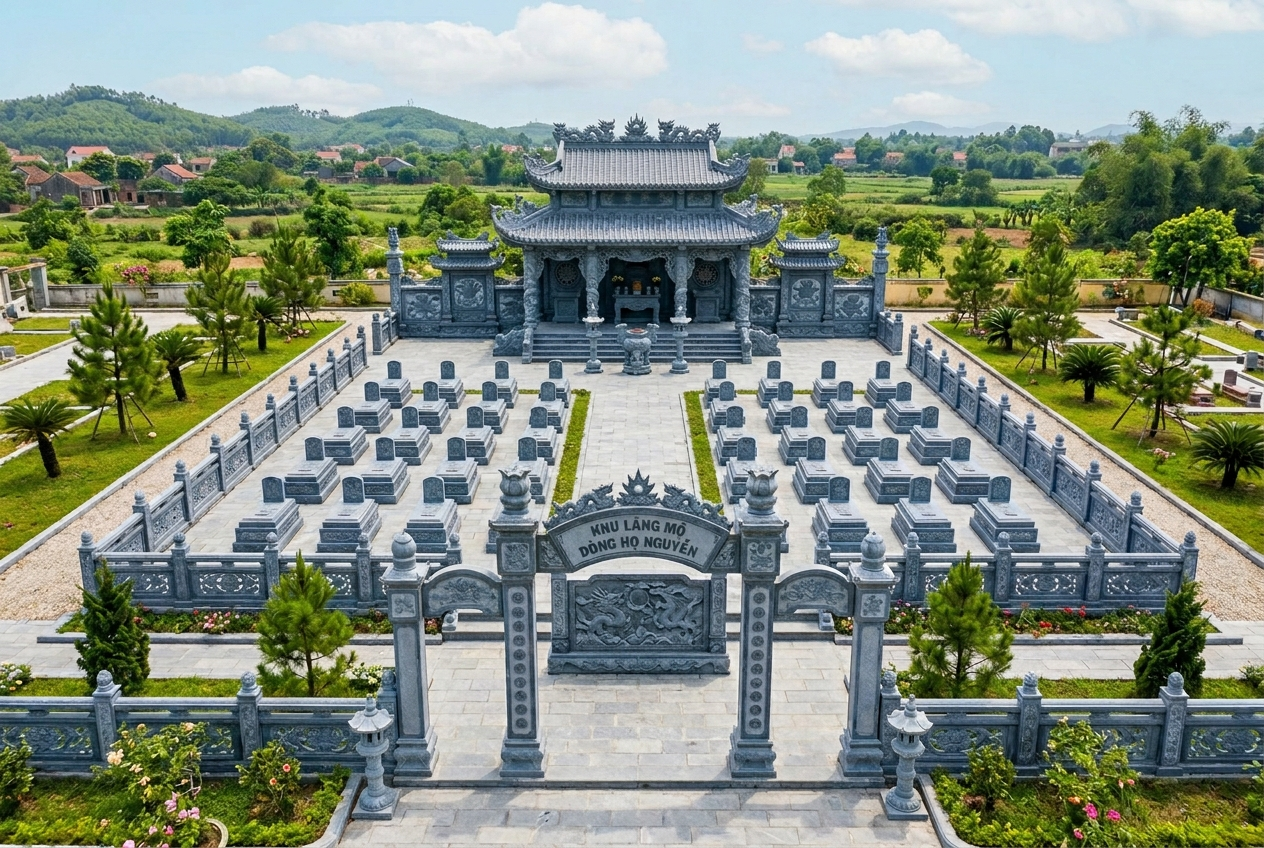 Xây lăng mộ đẹp cần lưu ý gì? Cách chọn loại đá và dự trù chi phí hợp lý